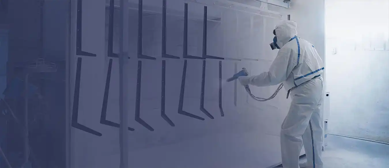 Professional powder coating facility in New Jersey